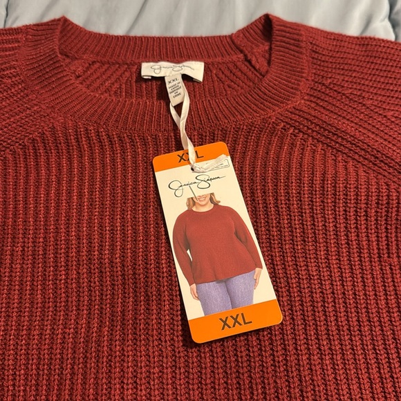 Jessica Simpson red sweater XXL - Picture 2 of 2